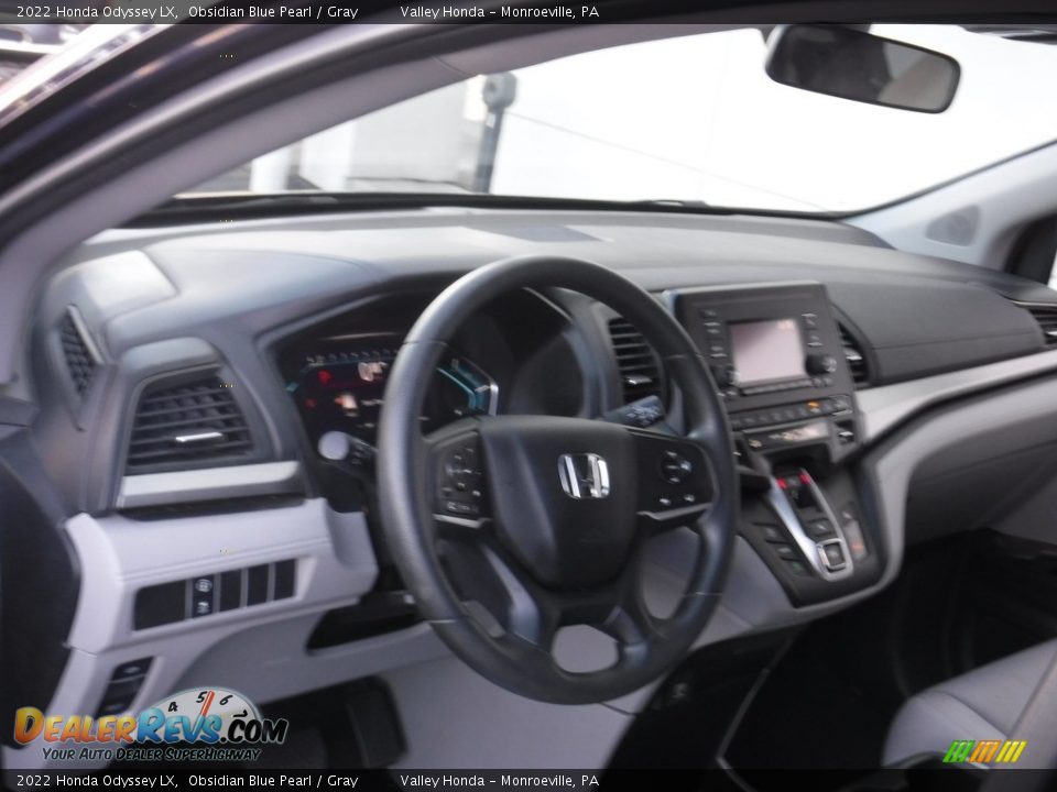 2022 Honda Odyssey LX Obsidian Blue Pearl / Gray Photo #10