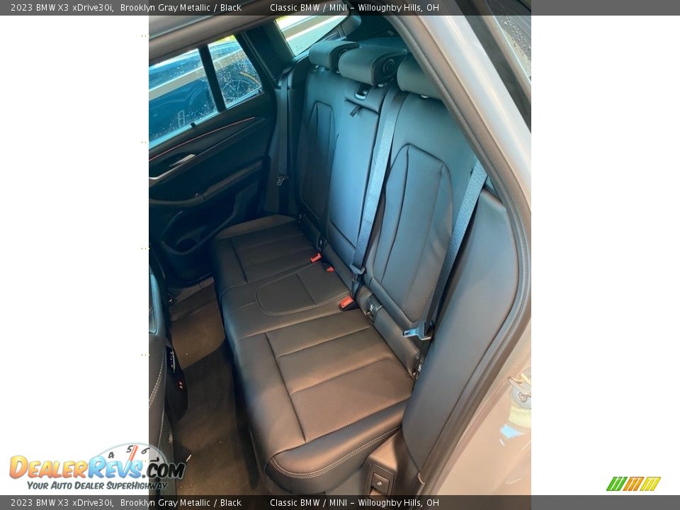 Rear Seat of 2023 BMW X3 xDrive30i Photo #5