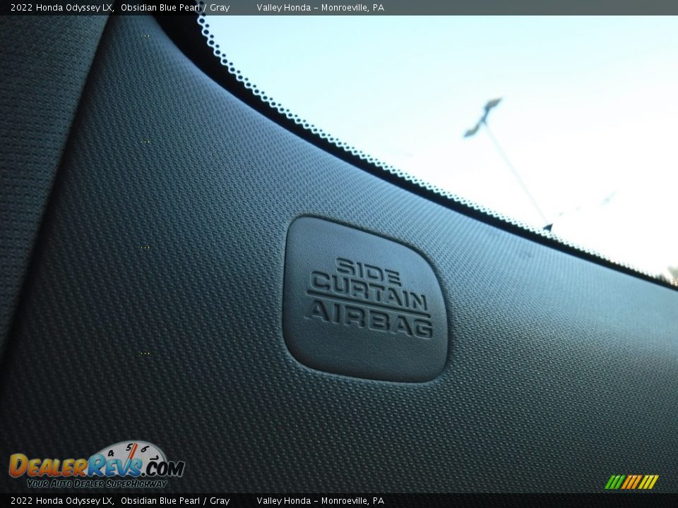 2022 Honda Odyssey LX Obsidian Blue Pearl / Gray Photo #14