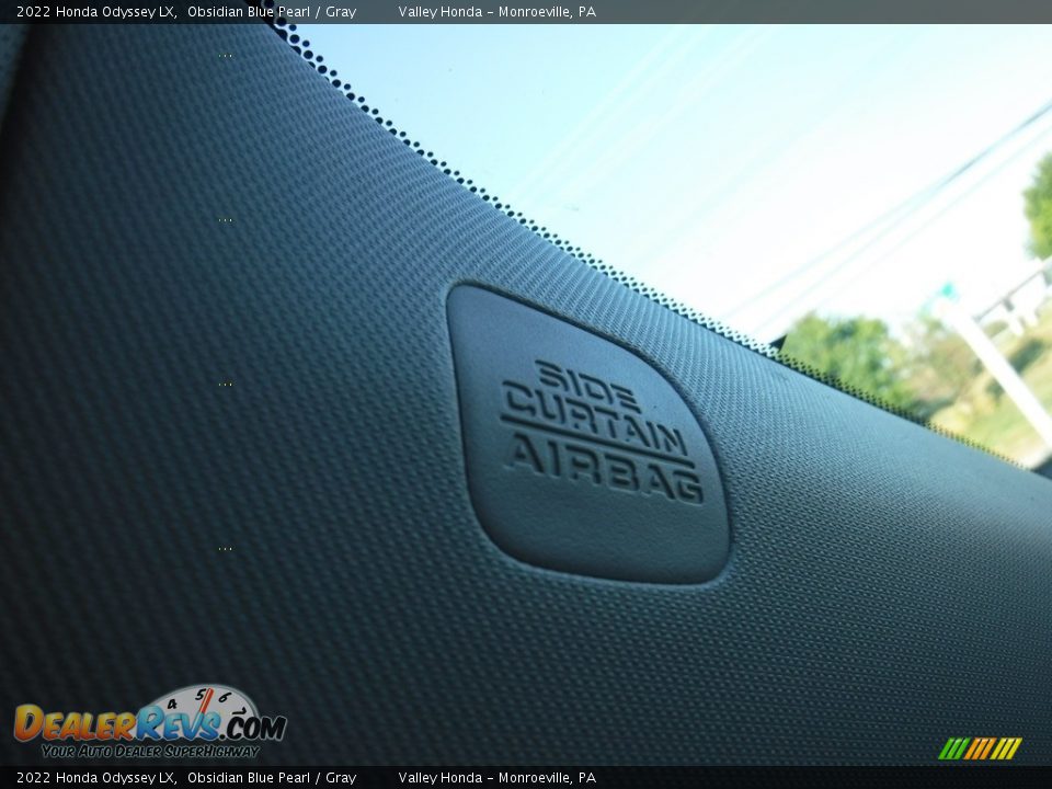 2022 Honda Odyssey LX Obsidian Blue Pearl / Gray Photo #22
