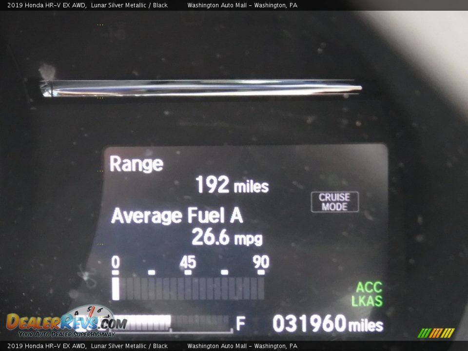 2019 Honda HR-V EX AWD Lunar Silver Metallic / Black Photo #29