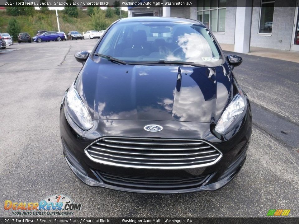 2017 Ford Fiesta S Sedan Shadow Black / Charcoal Black Photo #3