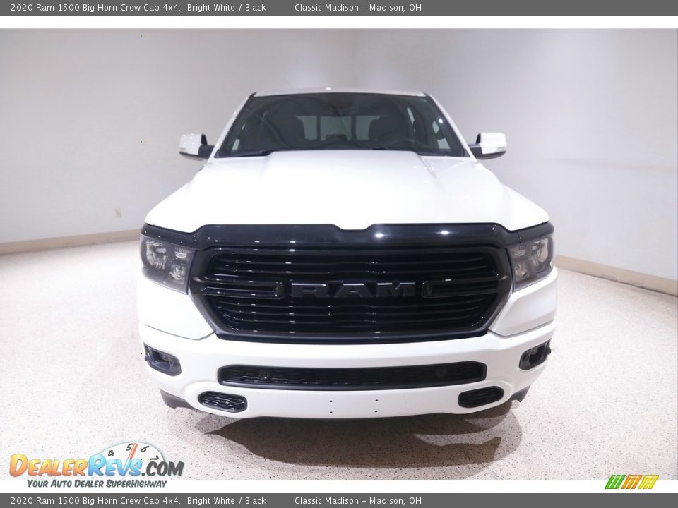 2020 Ram 1500 Big Horn Crew Cab 4x4 Bright White / Black Photo #2
