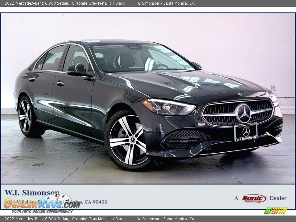 2022 Mercedes-Benz C 300 Sedan Graphite Gray Metallic / Black Photo #1