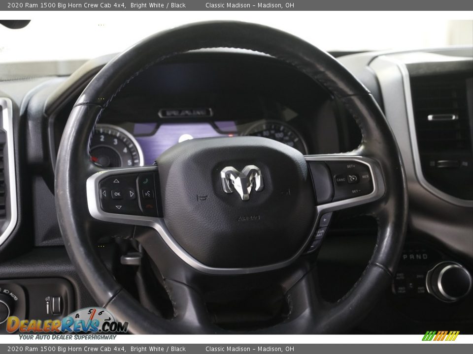 2020 Ram 1500 Big Horn Crew Cab 4x4 Bright White / Black Photo #7