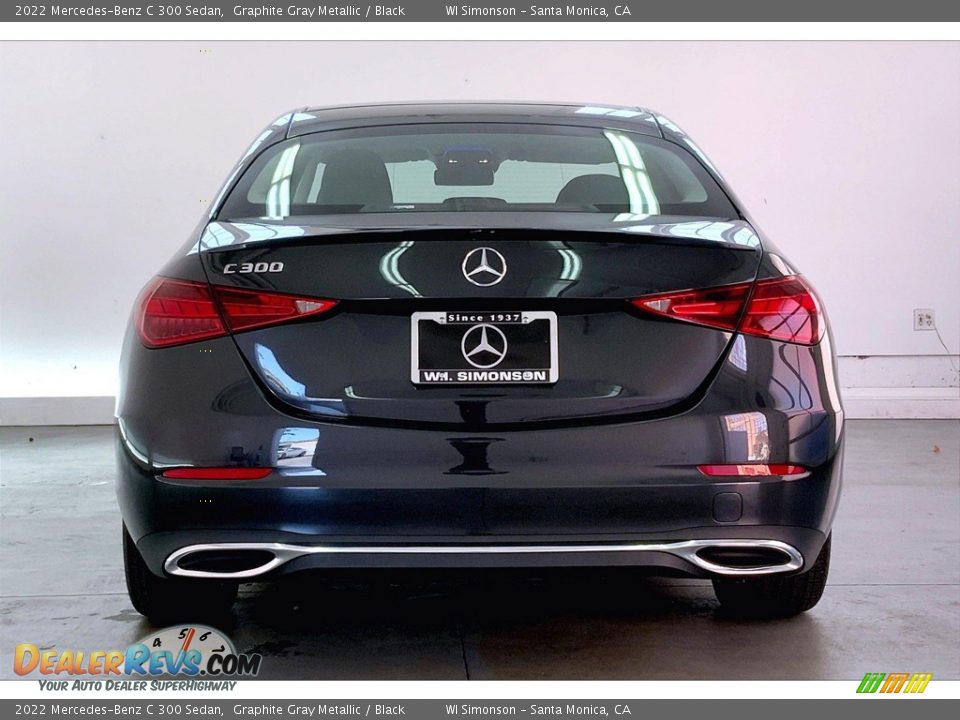 2022 Mercedes-Benz C 300 Sedan Graphite Gray Metallic / Black Photo #3