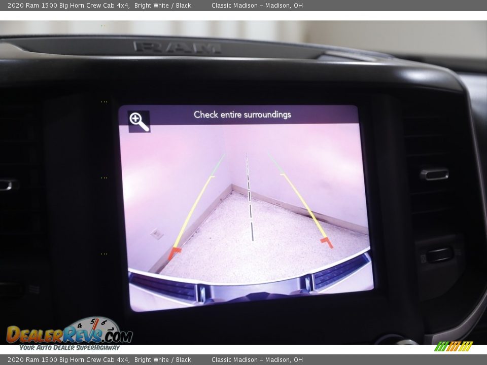 2020 Ram 1500 Big Horn Crew Cab 4x4 Bright White / Black Photo #14