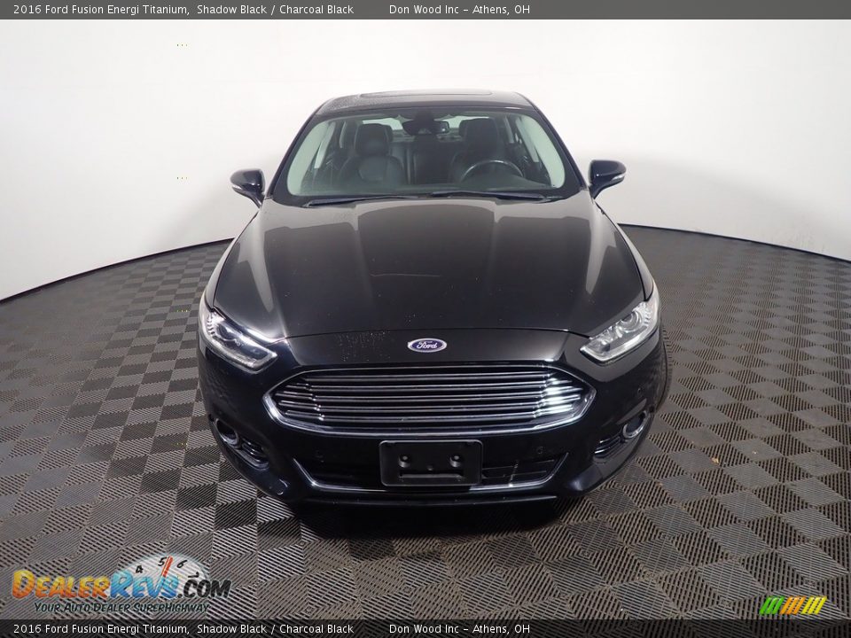 2016 Ford Fusion Energi Titanium Shadow Black / Charcoal Black Photo #6