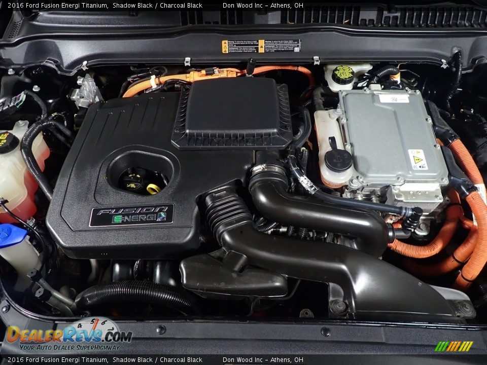 2016 Ford Fusion Energi Titanium 2.0 Liter Atkinson-Cycle DOHC 16-Valve 4 Cylinder Energi Plug-In Gasoline/Electric Hybrid Engine Photo #8