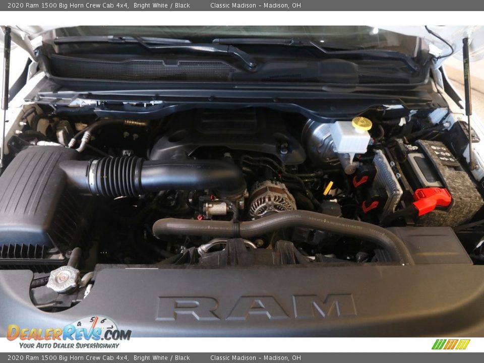 2020 Ram 1500 Big Horn Crew Cab 4x4 Bright White / Black Photo #23