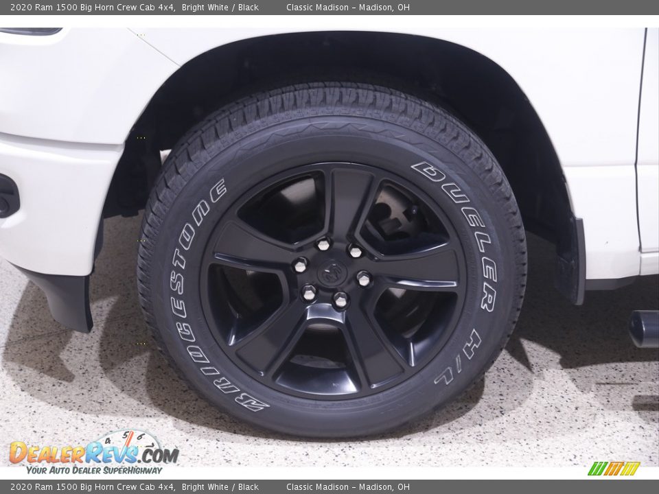 2020 Ram 1500 Big Horn Crew Cab 4x4 Bright White / Black Photo #24