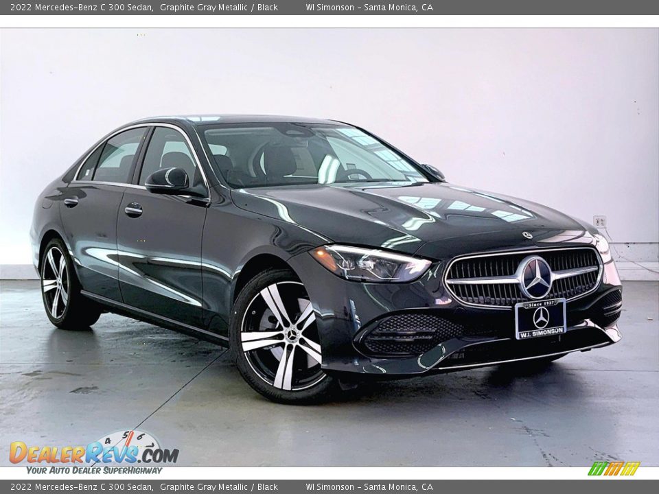 2022 Mercedes-Benz C 300 Sedan Graphite Gray Metallic / Black Photo #12