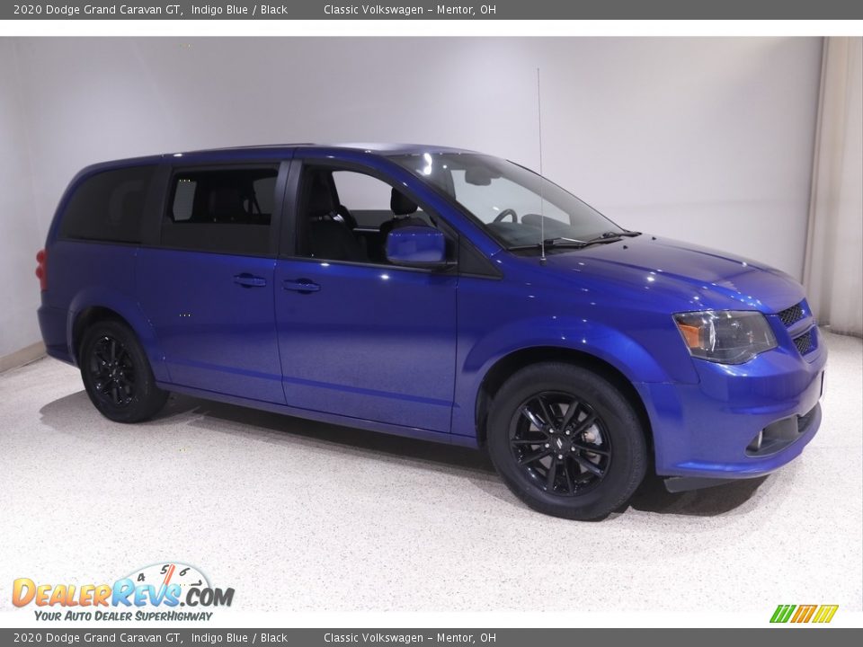 2020 Dodge Grand Caravan GT Indigo Blue / Black Photo #1