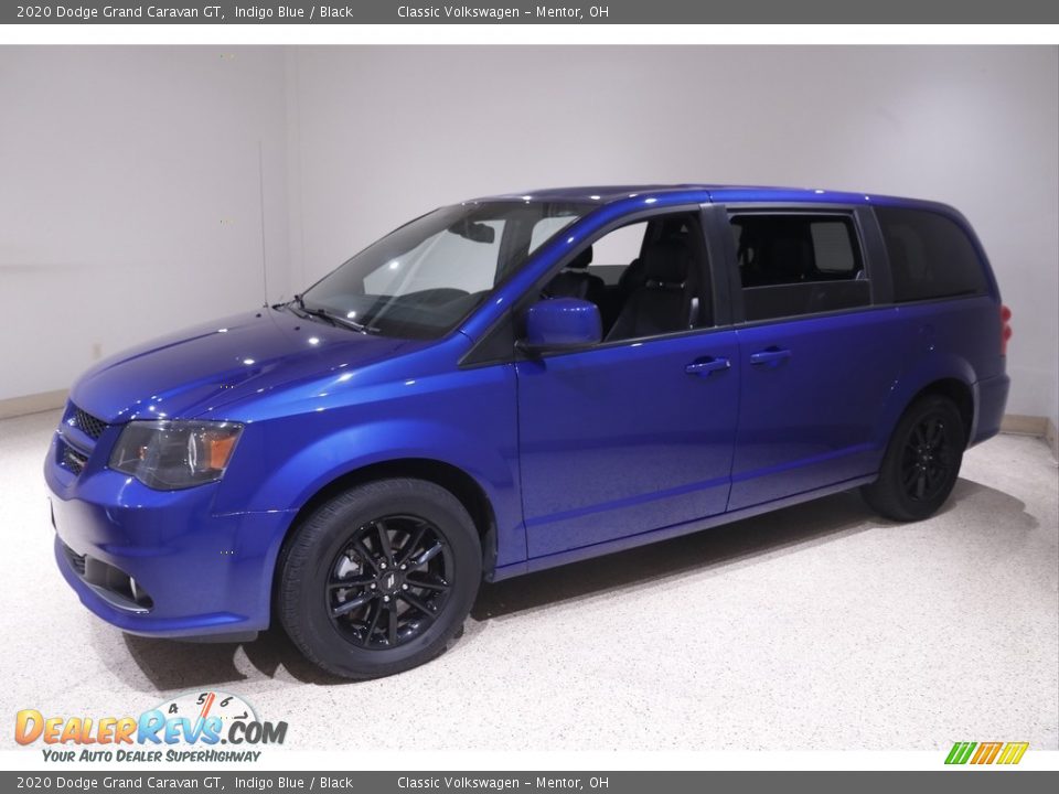 2020 Dodge Grand Caravan GT Indigo Blue / Black Photo #3