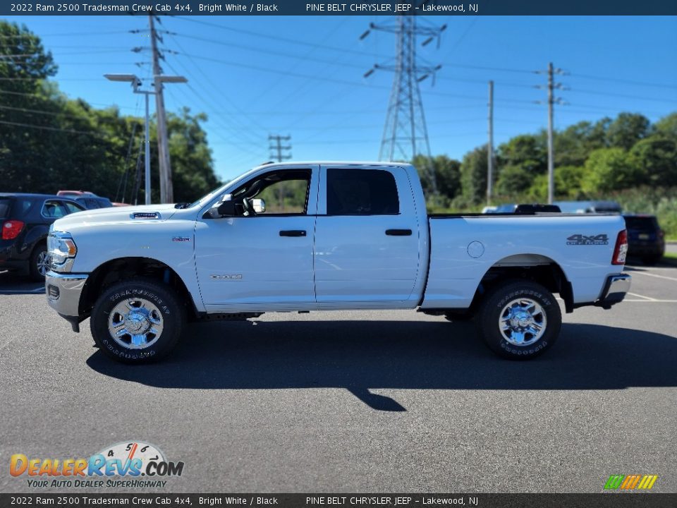 2022 Ram 2500 Tradesman Crew Cab 4x4 Bright White / Black Photo #3