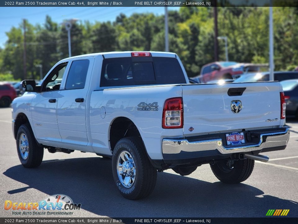 2022 Ram 2500 Tradesman Crew Cab 4x4 Bright White / Black Photo #4