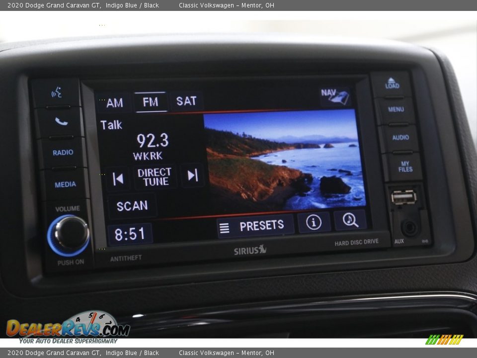 2020 Dodge Grand Caravan GT Indigo Blue / Black Photo #10