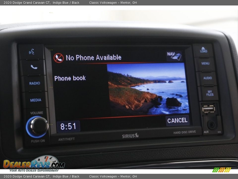 2020 Dodge Grand Caravan GT Indigo Blue / Black Photo #11
