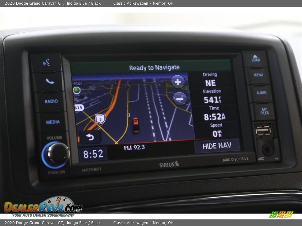 2020 Dodge Grand Caravan GT Indigo Blue / Black Photo #12