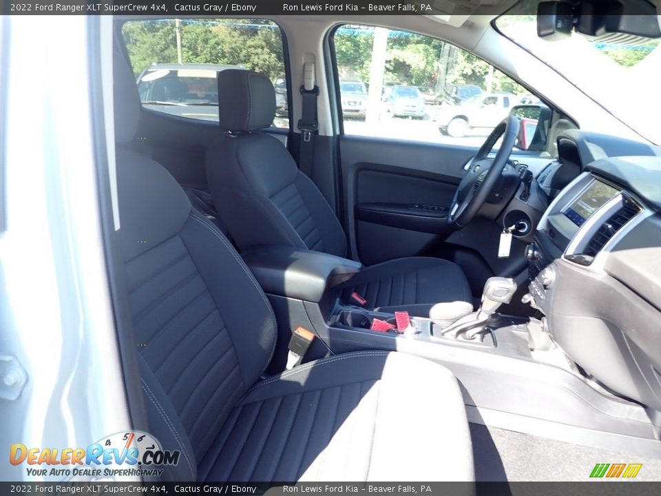 2022 Ford Ranger XLT SuperCrew 4x4 Cactus Gray / Ebony Photo #12