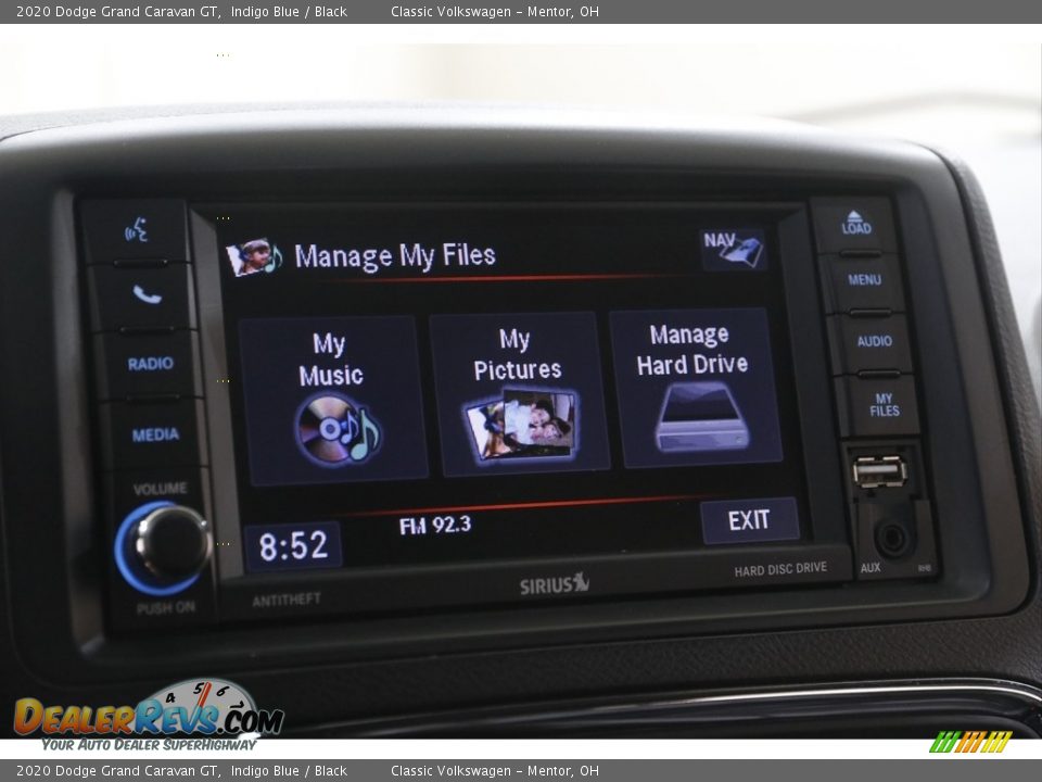 2020 Dodge Grand Caravan GT Indigo Blue / Black Photo #13