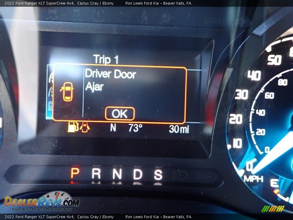2022 Ford Ranger XLT SuperCrew 4x4 Cactus Gray / Ebony Photo #17