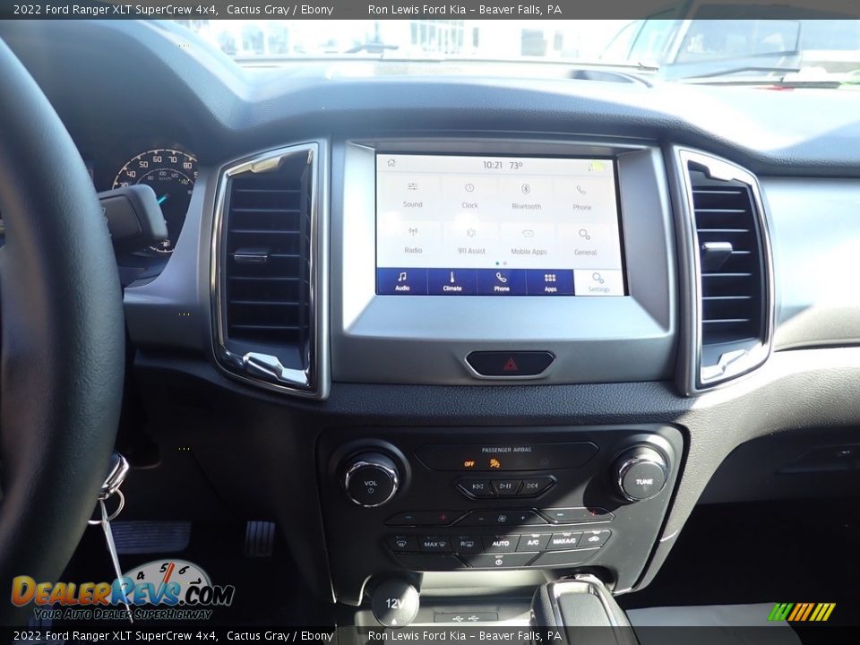 2022 Ford Ranger XLT SuperCrew 4x4 Cactus Gray / Ebony Photo #18