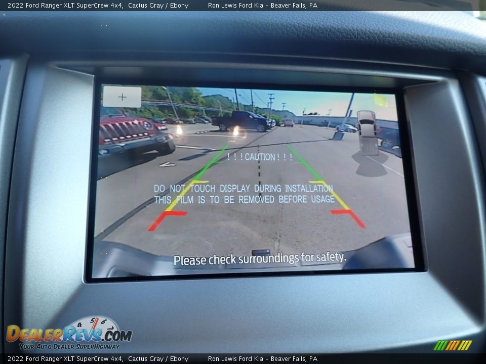 2022 Ford Ranger XLT SuperCrew 4x4 Cactus Gray / Ebony Photo #19