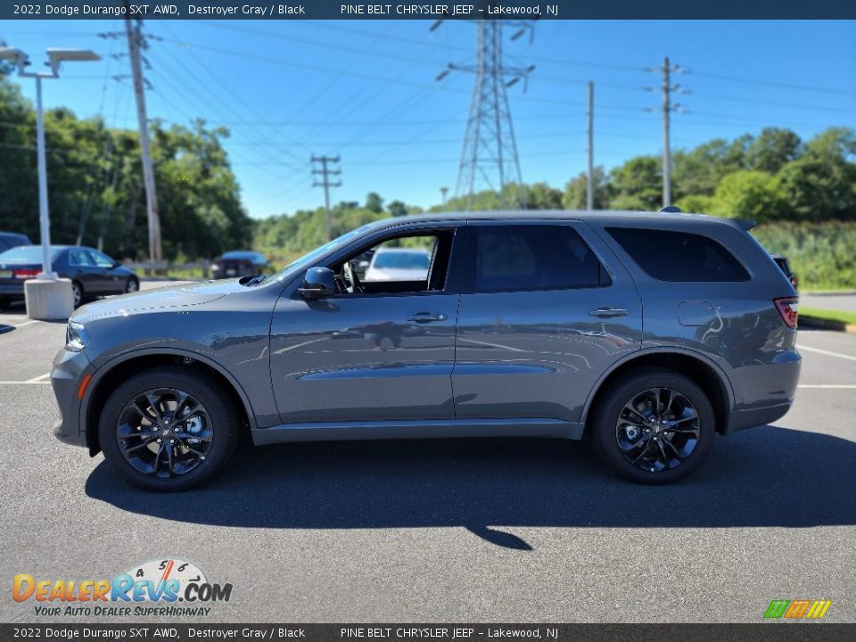 2022 Dodge Durango SXT AWD Destroyer Gray / Black Photo #3