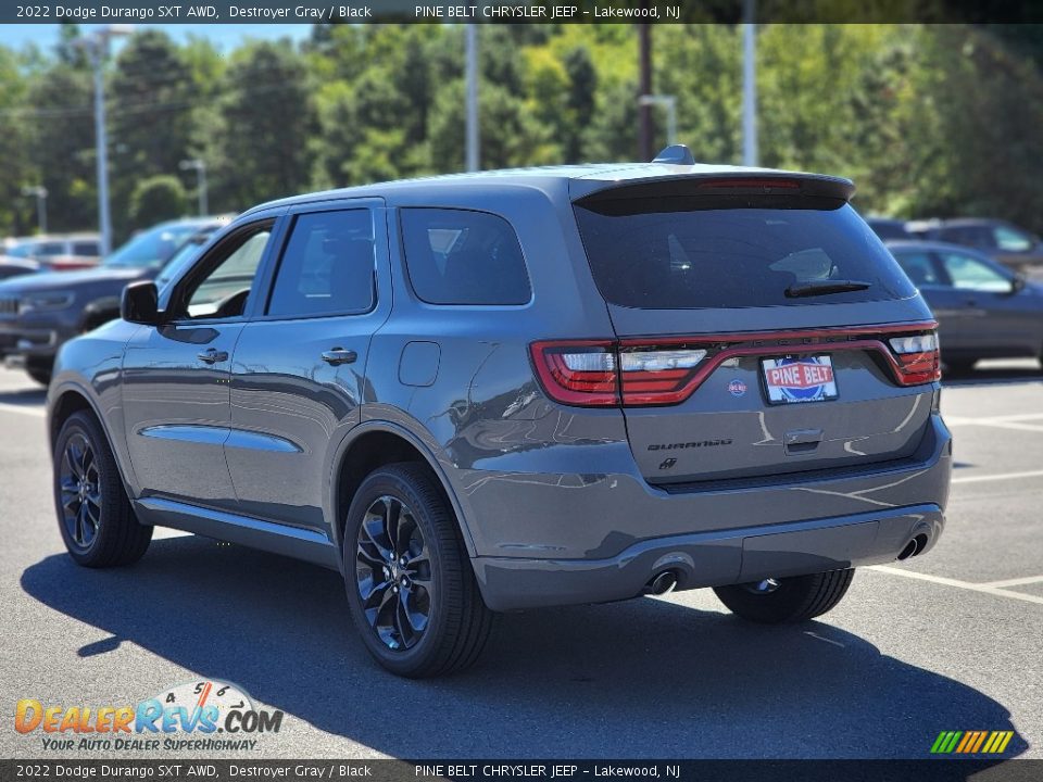 2022 Dodge Durango SXT AWD Destroyer Gray / Black Photo #4