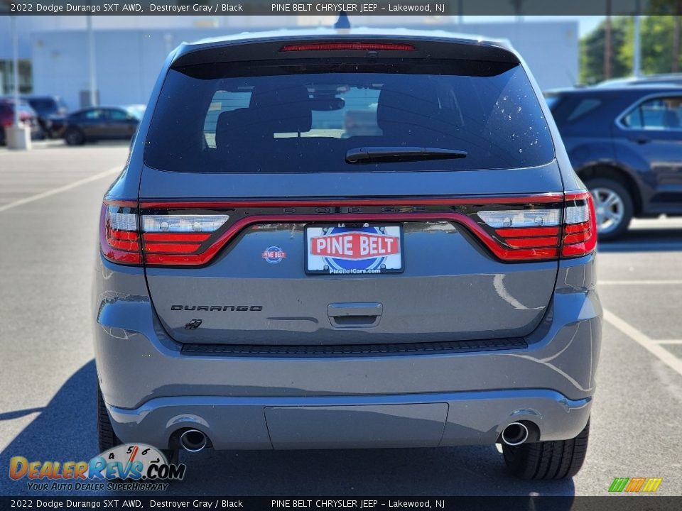 2022 Dodge Durango SXT AWD Destroyer Gray / Black Photo #5