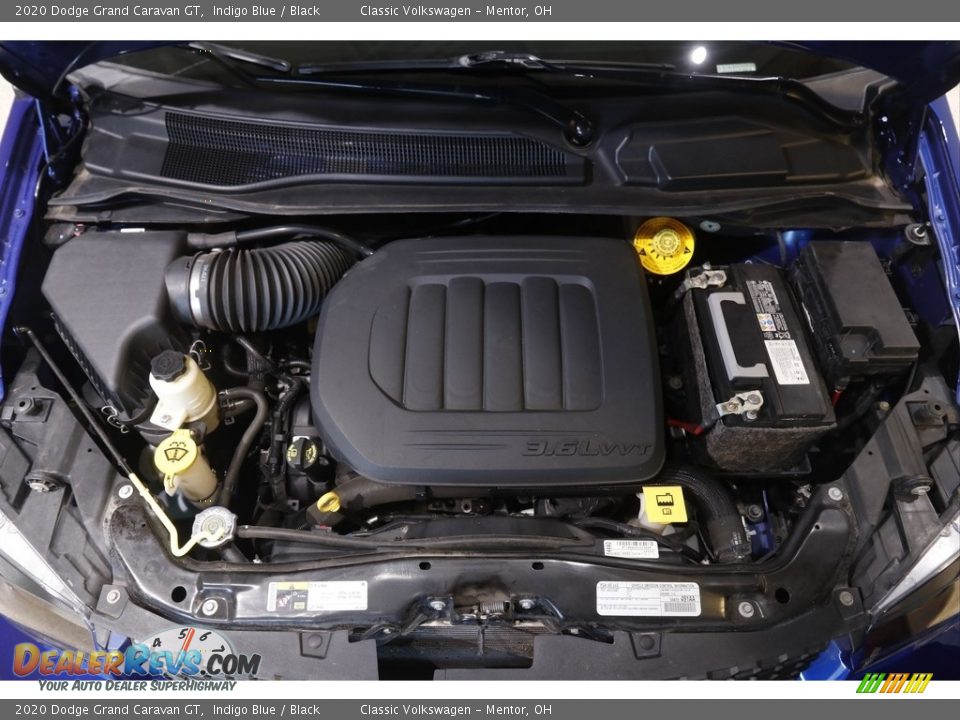 2020 Dodge Grand Caravan GT Indigo Blue / Black Photo #24