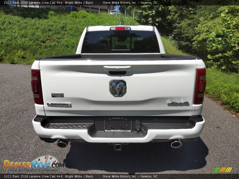 2022 Ram 1500 Laramie Crew Cab 4x4 Bright White / Black Photo #7