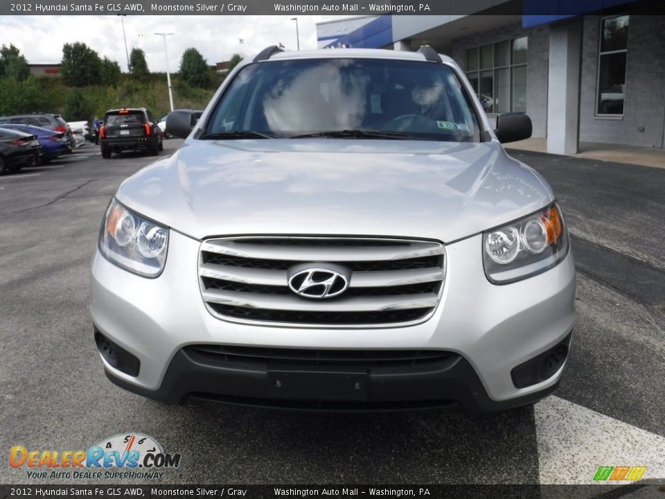 2012 Hyundai Santa Fe GLS AWD Moonstone Silver / Gray Photo #4