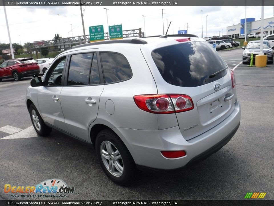 2012 Hyundai Santa Fe GLS AWD Moonstone Silver / Gray Photo #7