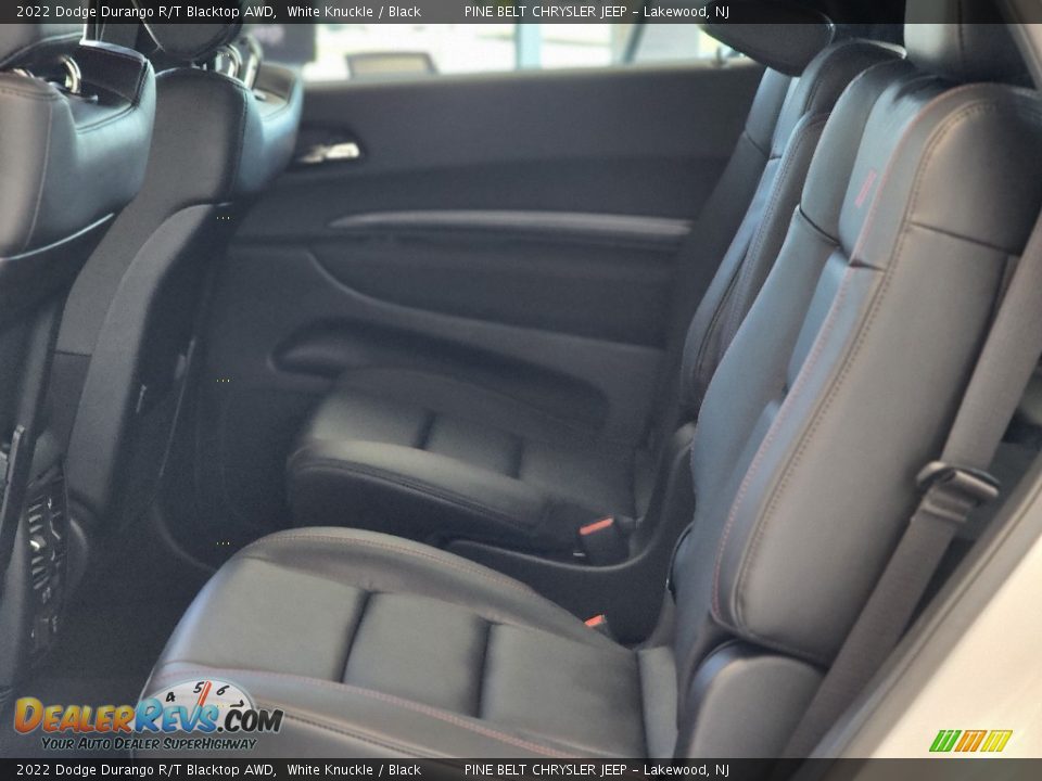 Rear Seat of 2022 Dodge Durango R/T Blacktop AWD Photo #6