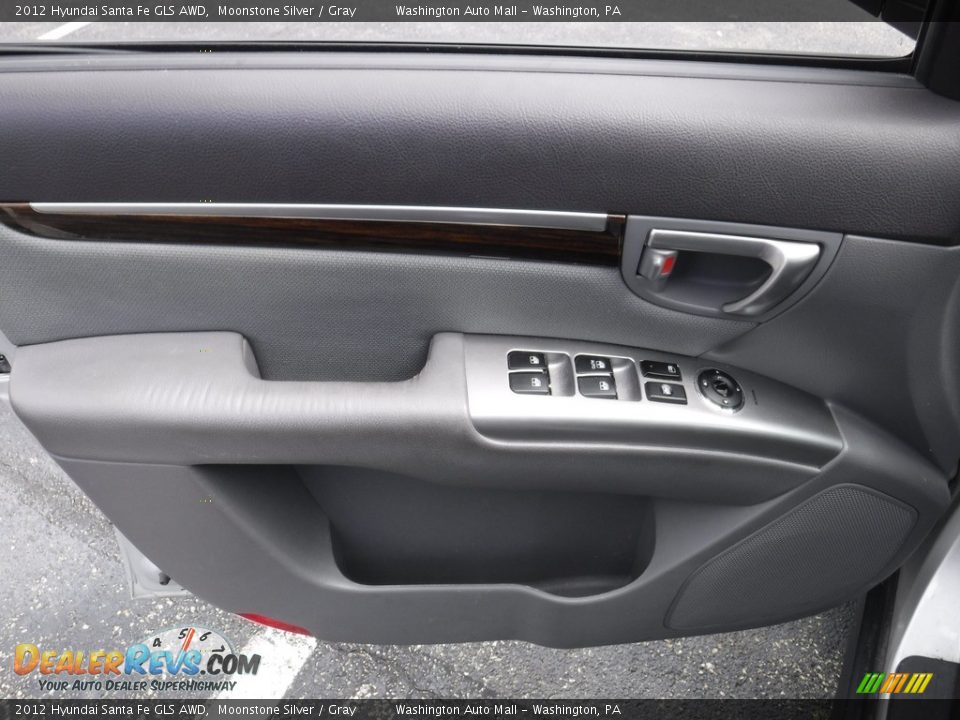2012 Hyundai Santa Fe GLS AWD Moonstone Silver / Gray Photo #11