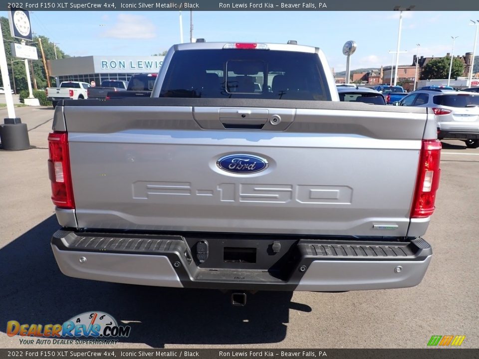 2022 Ford F150 XLT SuperCrew 4x4 Iconic Silver Metallic / Black Photo #7