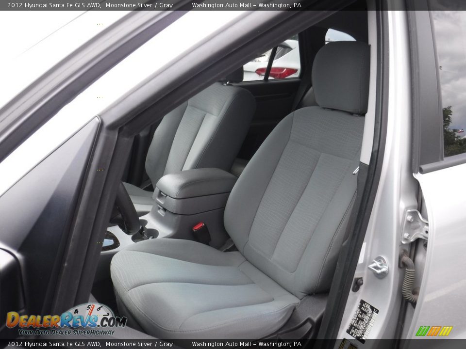 2012 Hyundai Santa Fe GLS AWD Moonstone Silver / Gray Photo #14