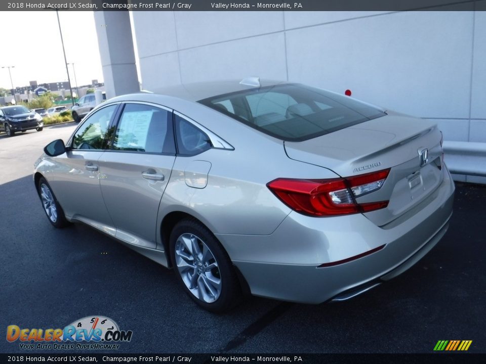 2018 Honda Accord LX Sedan Champagne Frost Pearl / Gray Photo #8