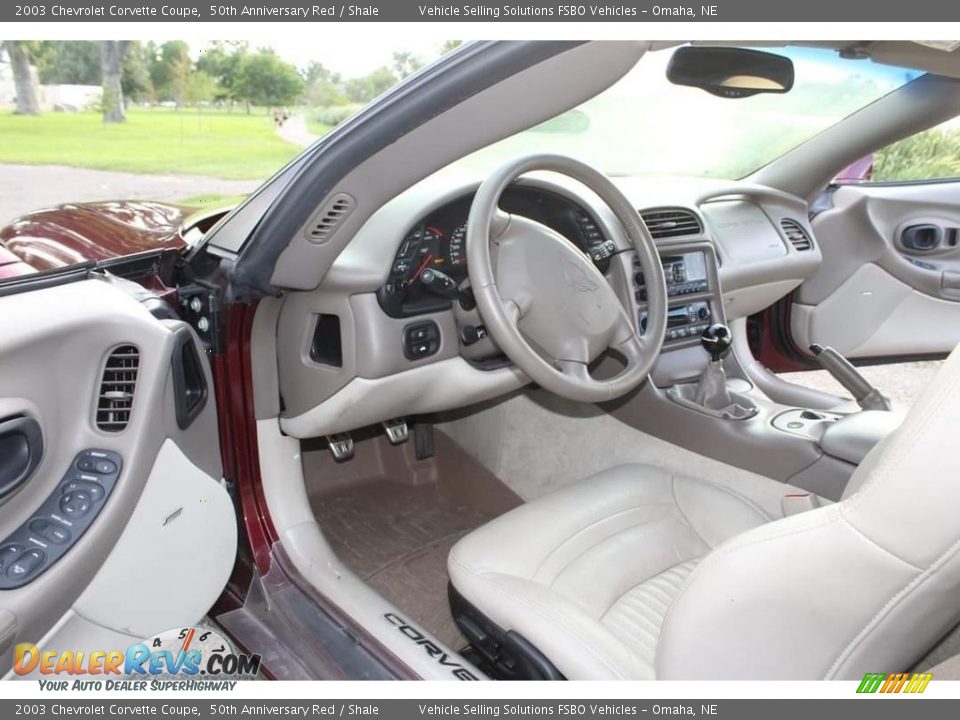 Shale Interior - 2003 Chevrolet Corvette Coupe Photo #2