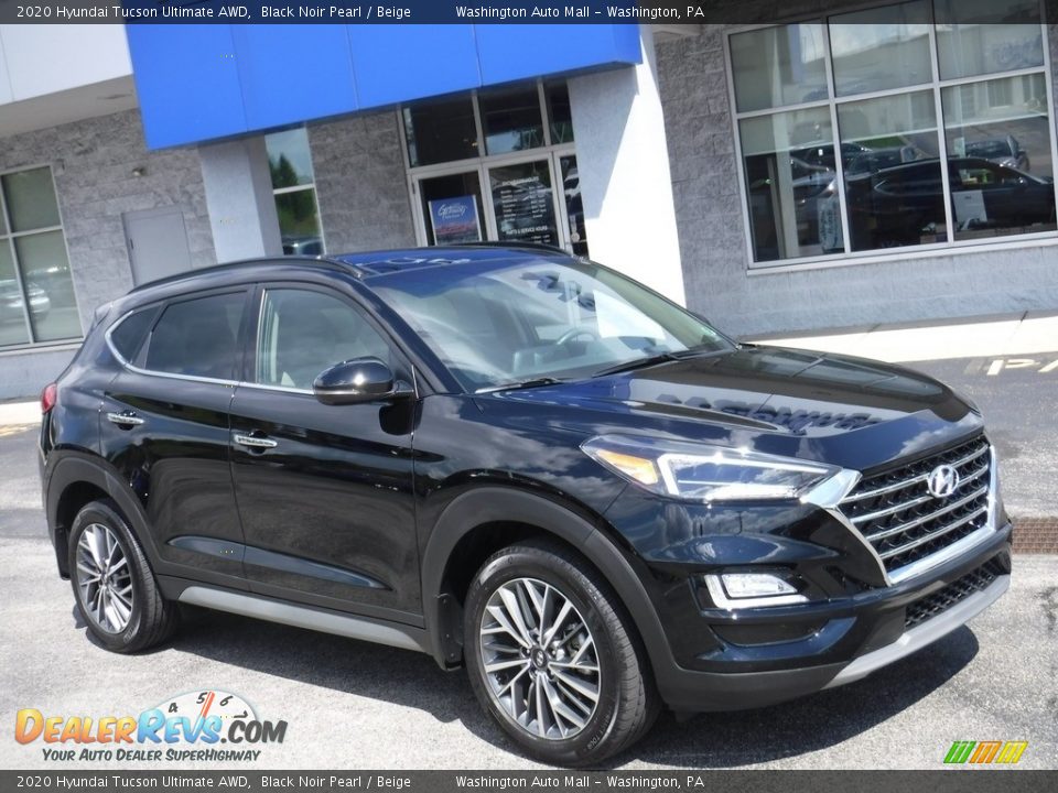 2020 Hyundai Tucson Ultimate AWD Black Noir Pearl / Beige Photo #1