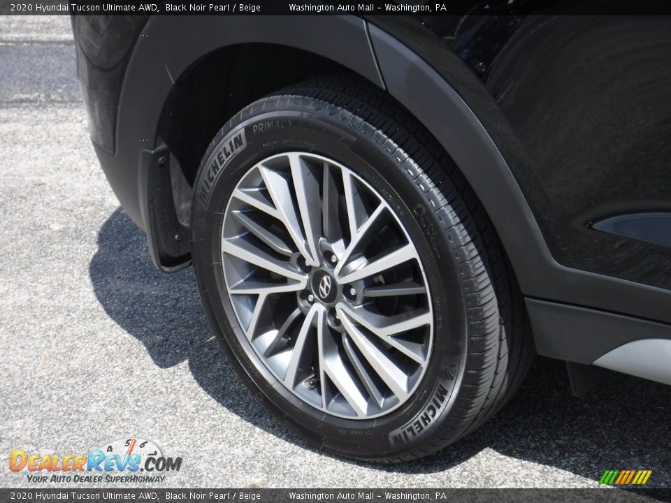 2020 Hyundai Tucson Ultimate AWD Black Noir Pearl / Beige Photo #4