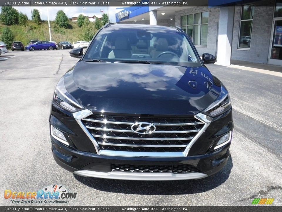 2020 Hyundai Tucson Ultimate AWD Black Noir Pearl / Beige Photo #5