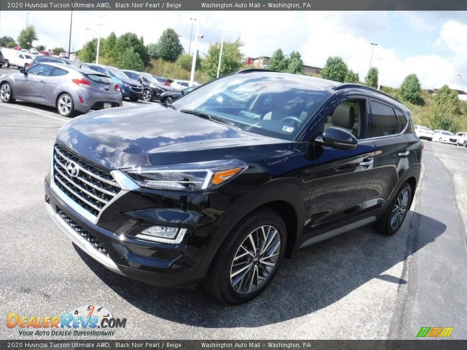 2020 Hyundai Tucson Ultimate AWD Black Noir Pearl / Beige Photo #6