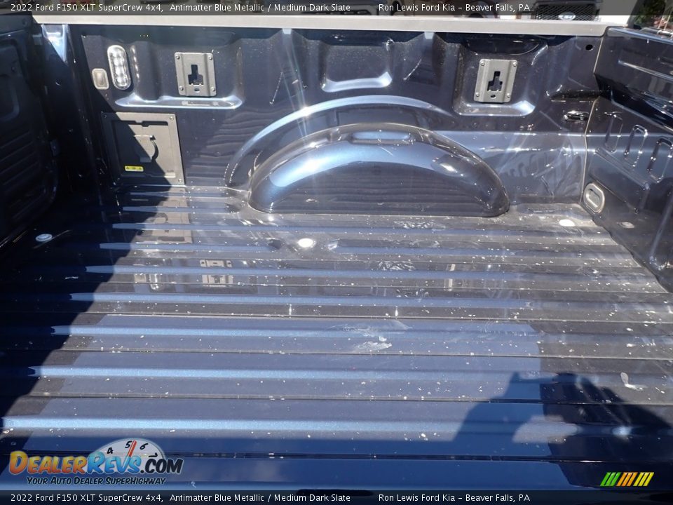 2022 Ford F150 XLT SuperCrew 4x4 Antimatter Blue Metallic / Medium Dark Slate Photo #10