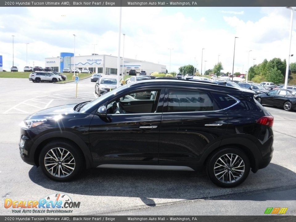 2020 Hyundai Tucson Ultimate AWD Black Noir Pearl / Beige Photo #7