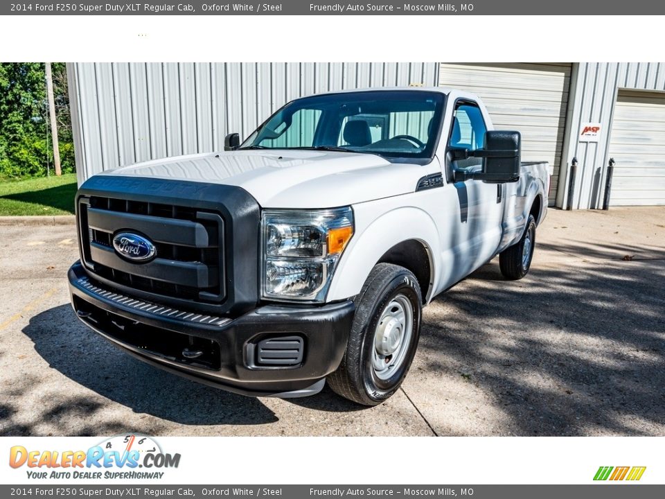 2014 Ford F250 Super Duty XLT Regular Cab Oxford White / Steel Photo #8