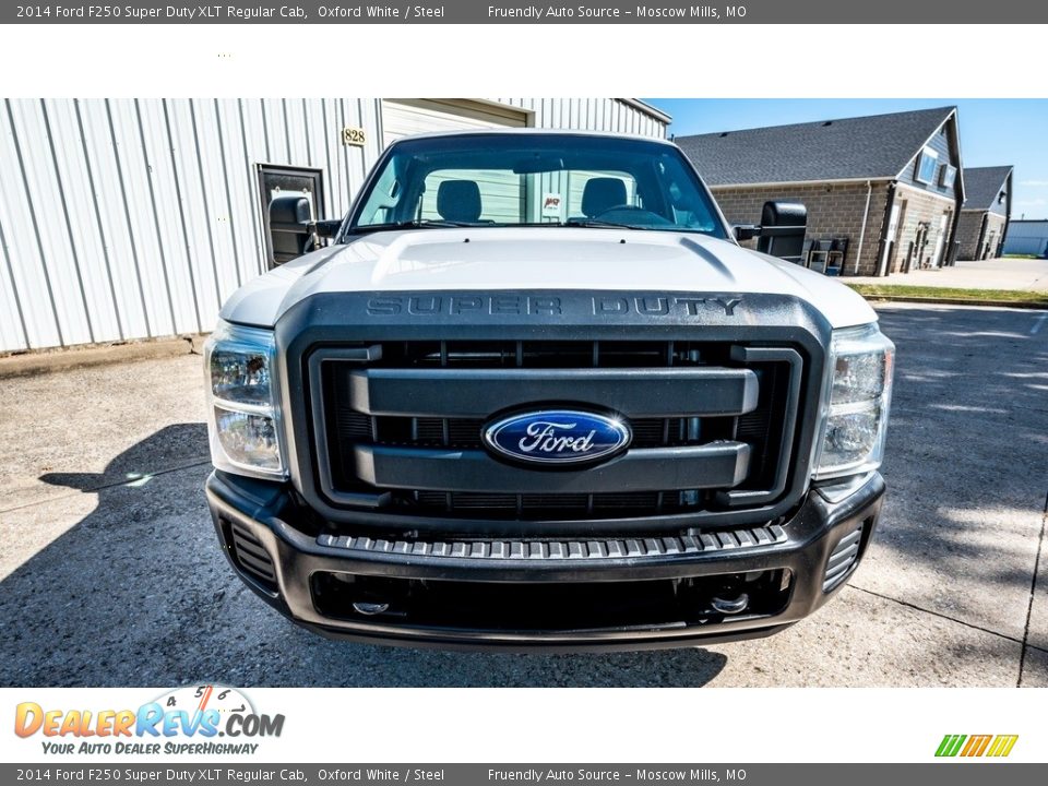 2014 Ford F250 Super Duty XLT Regular Cab Oxford White / Steel Photo #9