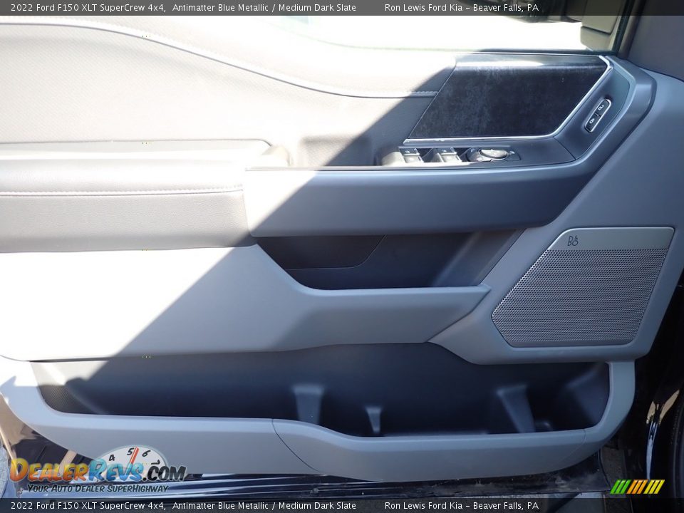 2022 Ford F150 XLT SuperCrew 4x4 Antimatter Blue Metallic / Medium Dark Slate Photo #16